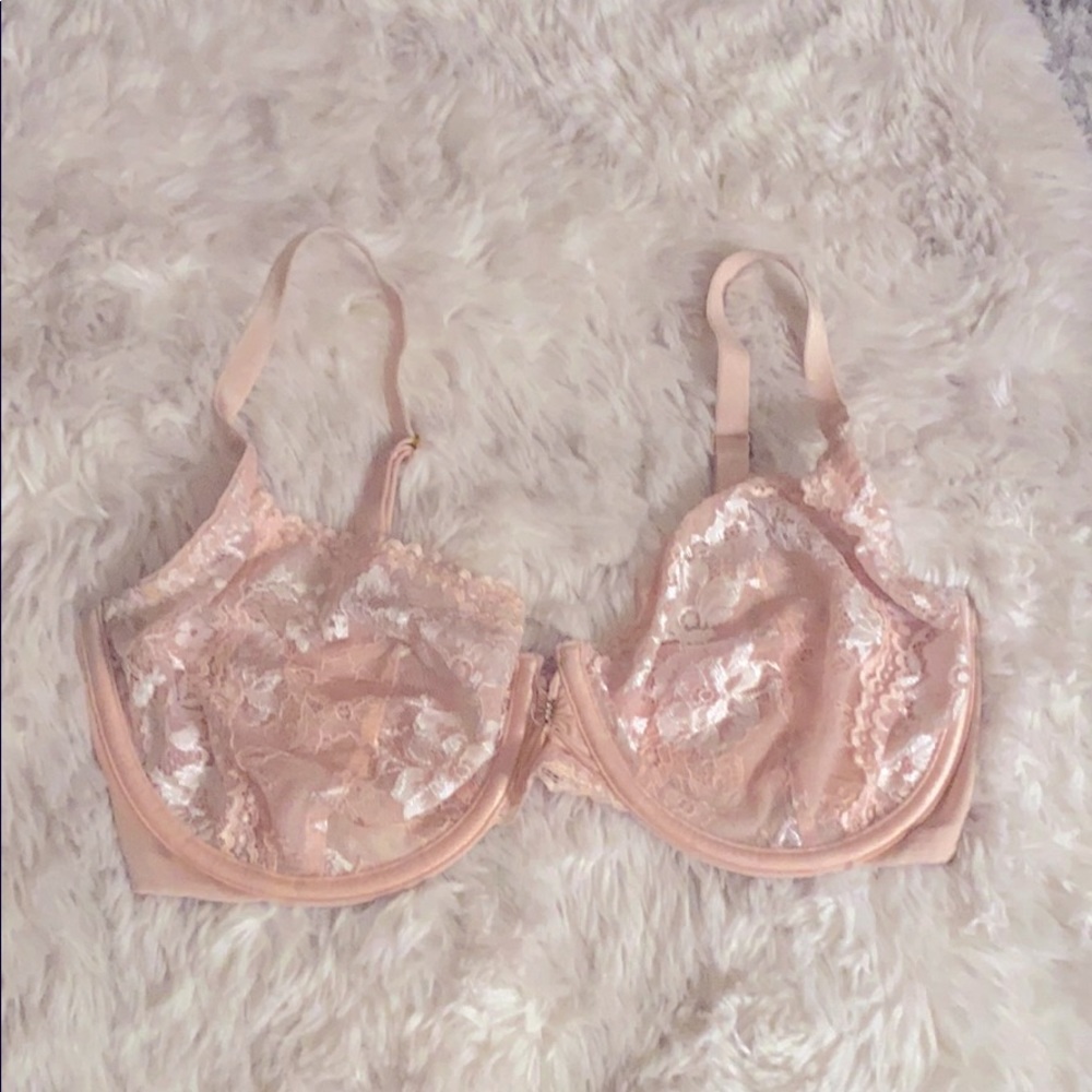 Victoria’s Secret Pink Lace Unlined Bra